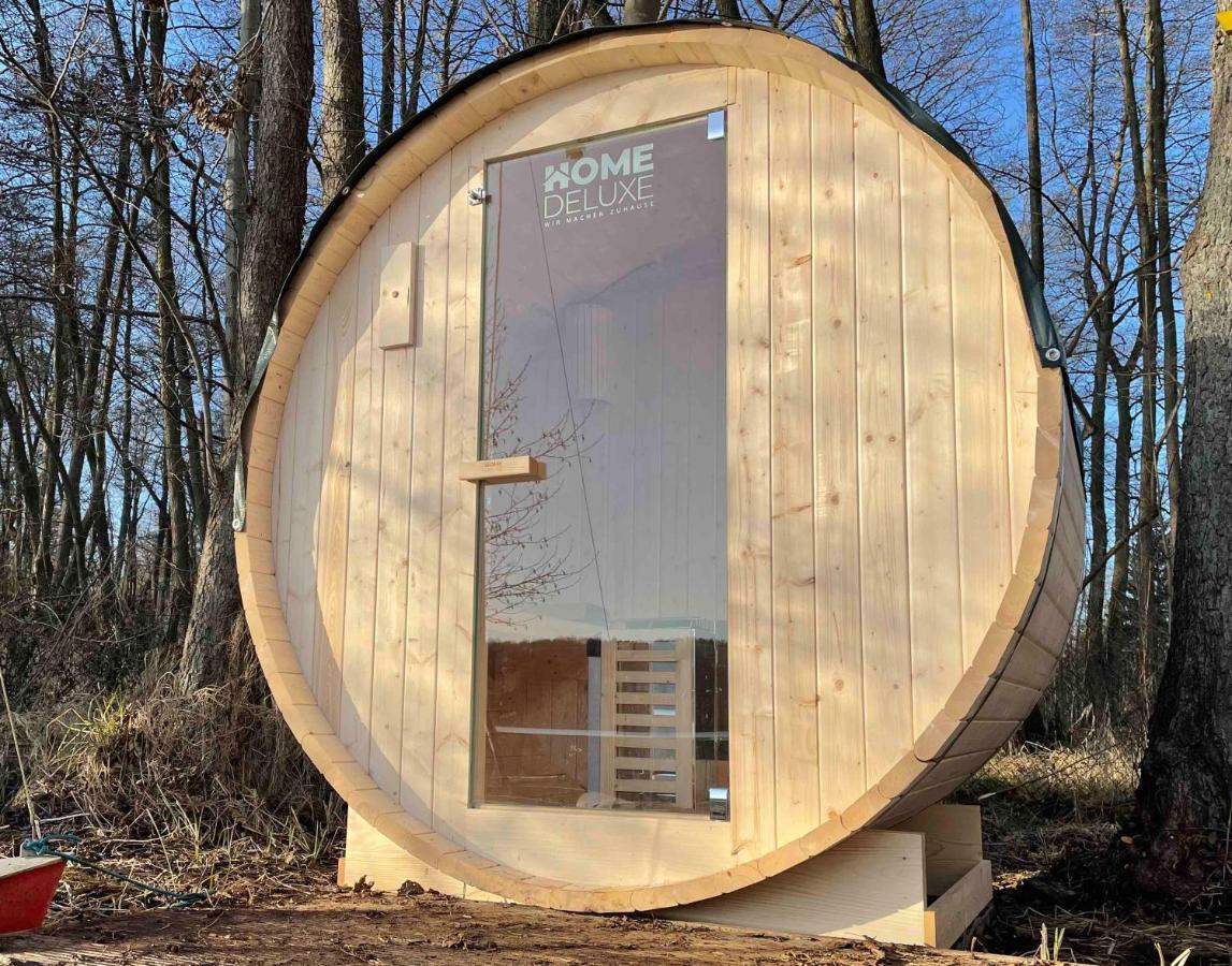 Gartenhaus Mit Sauna Am Buckowsee, Maerkische Schweiz Exteriör bild
