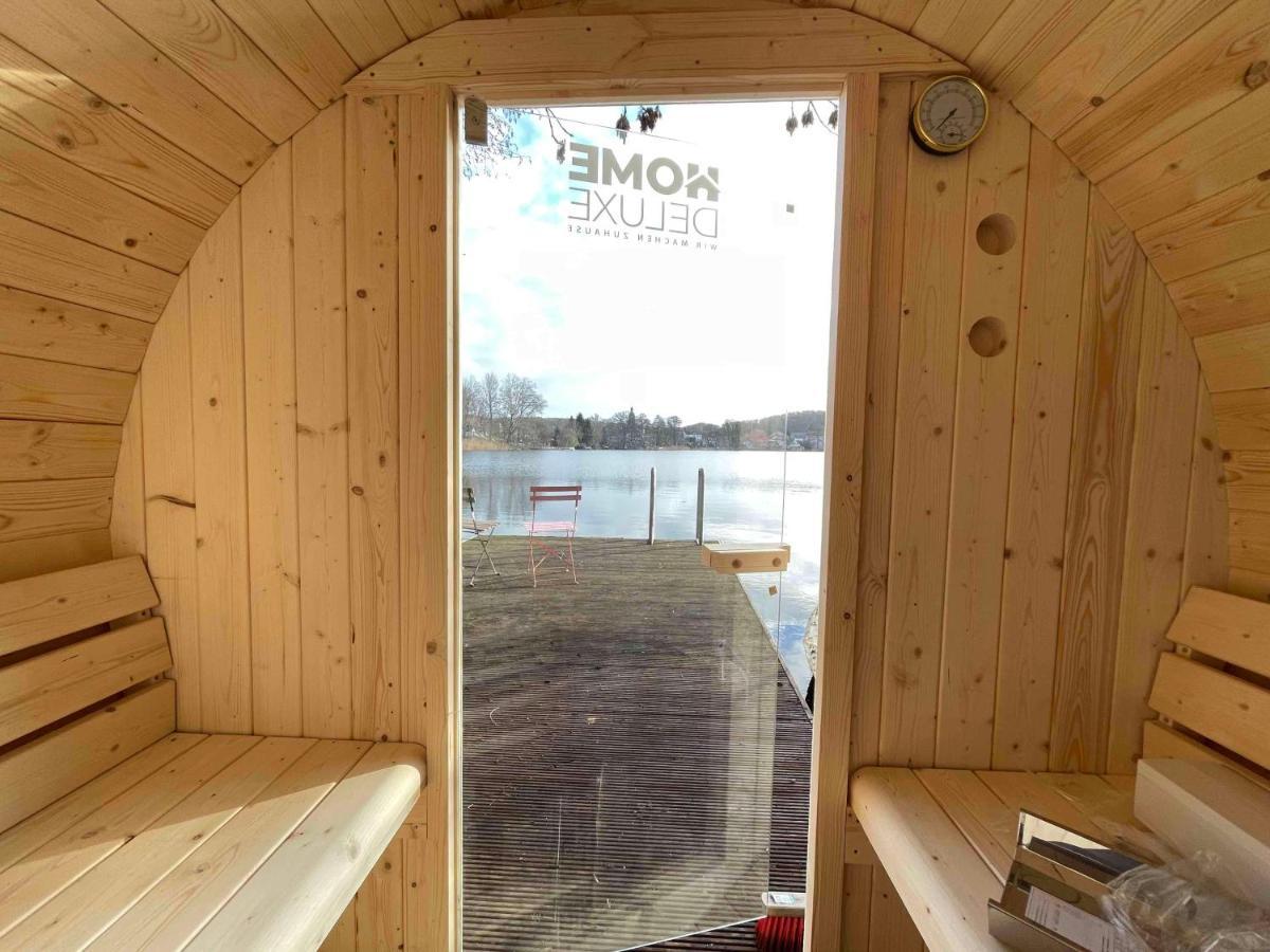Gartenhaus Mit Sauna Am Buckowsee, Maerkische Schweiz Exteriör bild